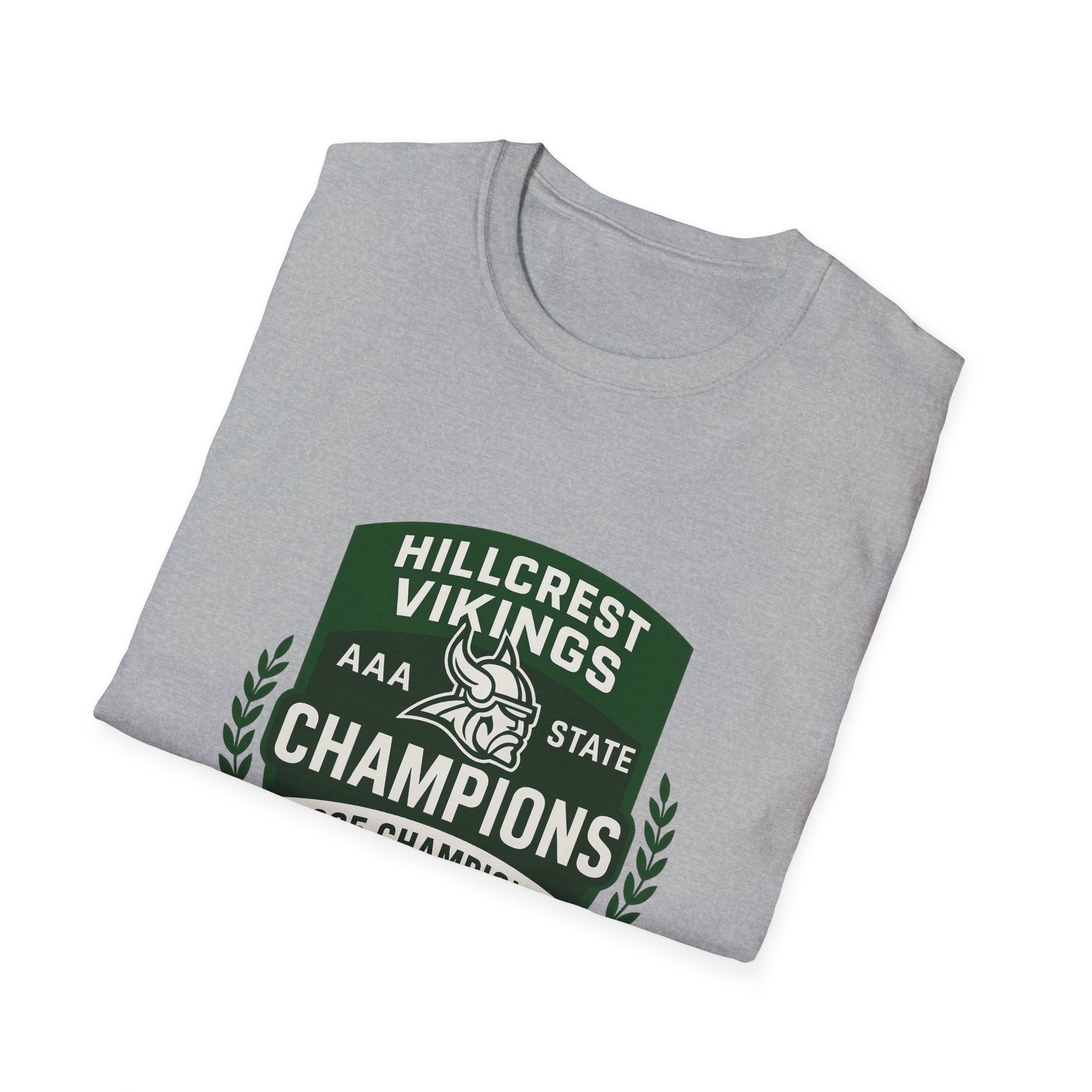 Hillcrest Vikings Champions T-Shirt — 40th Anniversary School Football Tee