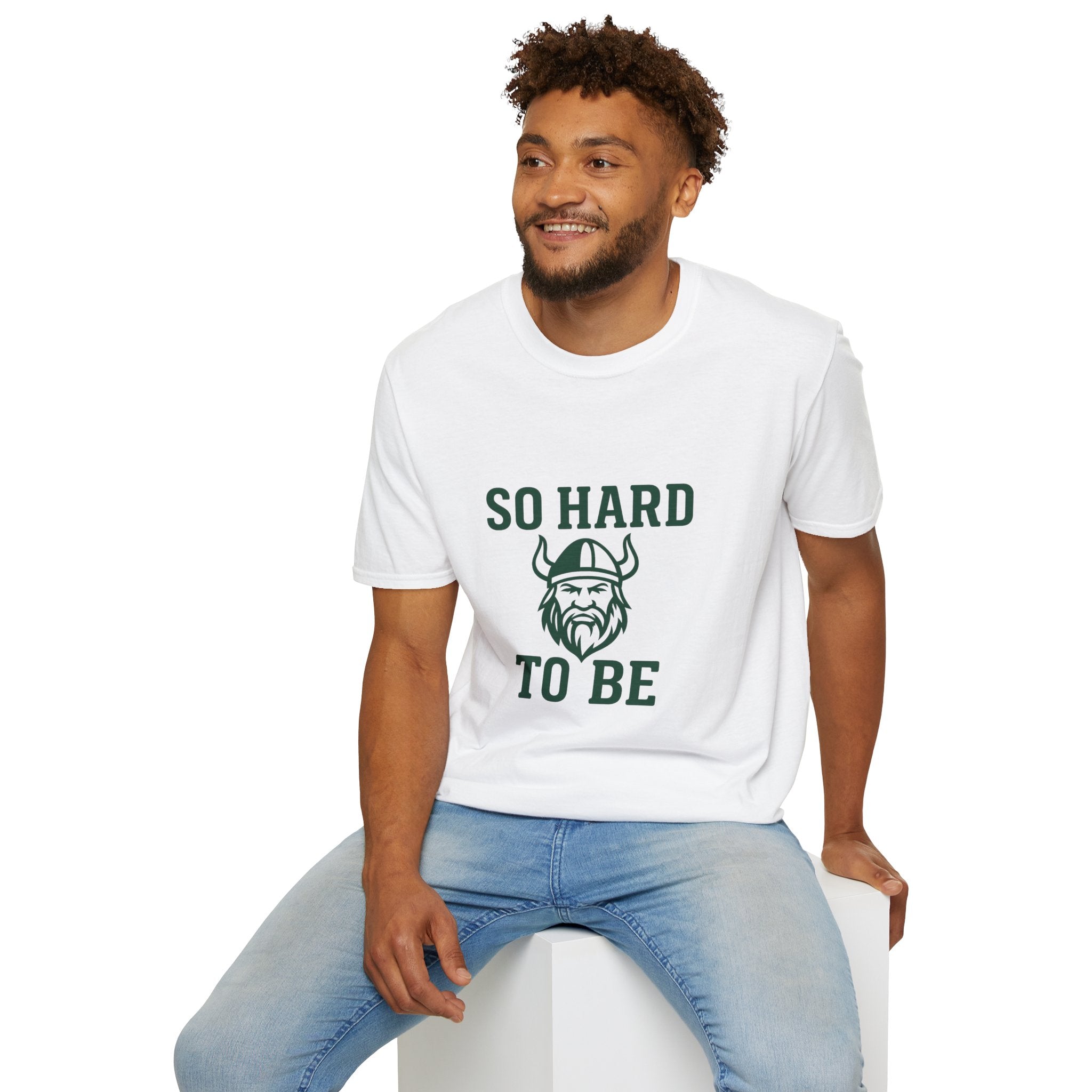 Hillcrest “So Hard To Be A Viking” — 40th Anniversary School Football Tee (Front/Back)