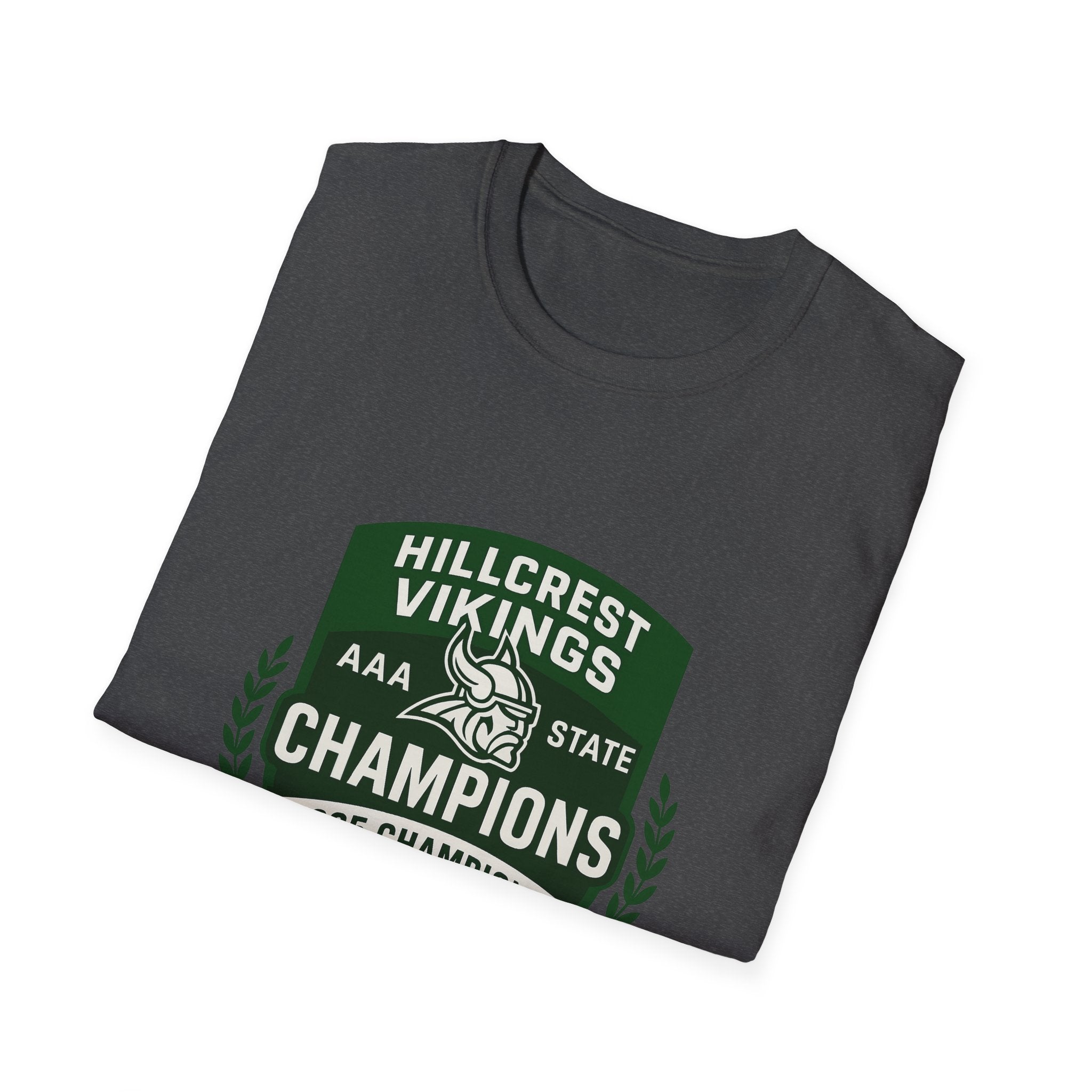 Hillcrest Vikings Champions T-Shirt — 40th Anniversary School Football Tee